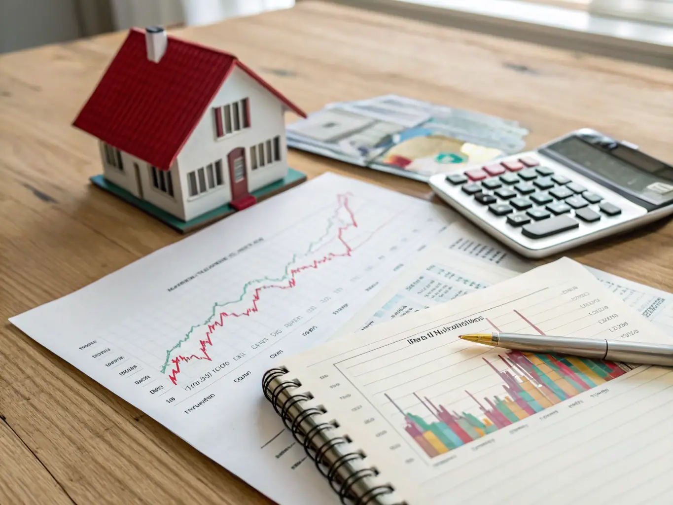 An image showcasing alternative investment options, such as real estate or bonds, emphasizing diversification and risk management.
